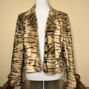 Harve Benard Animal Print Jacket